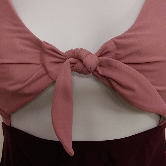 Speedo Tie Front One PieceSwimsuit Sz 8 - Picture 7 of 14